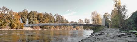 Pohodniško-kolesarski most v Ceršaku